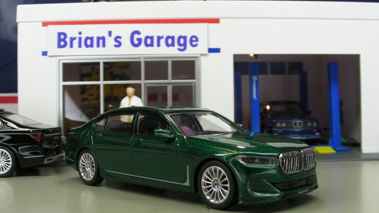 Mini GT BMW Alpina B7 xDrive (綠色) 開箱 - YouTube