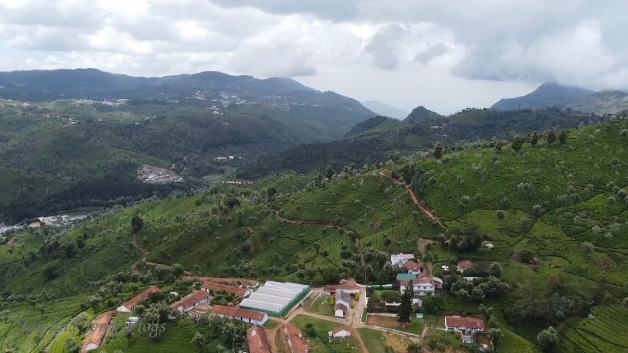 The Nilgiris Series: Ariel View of Coonoor | Drone Shots with Soothing Music