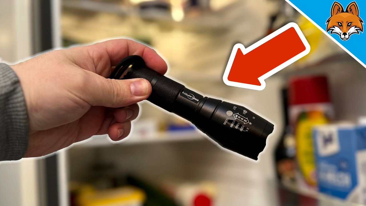 taschenlampen test kühlschrank Lege eine Taschenlampe in den Kühlschrank