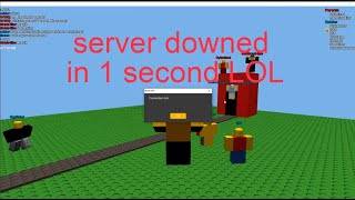 Slamming a Brick Hill Server in 1 second (Odium Panel)