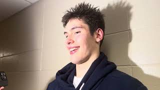 Purdue postgame: Illinois forward David Mirkovic