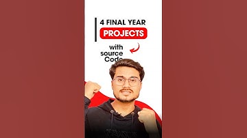 4 Amazing Final Year Projects with Source Code! #shorts #codelopment #projects