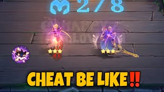 BROKEN MAGIC CHESS TECHNIQUE COMBO EVER | 2 LEGEND HERO ONLY  HITS DIFFERENT ‼️ THARZ SKILL 3