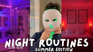 SUMMER NIGHT ROUTINES aesthetic tiktok compilation :)