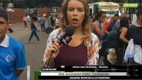 Venezuela- Ciudadanos hacen largas colas para cruzar la frontera hacia Colombia -VPITV