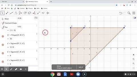 Constructing a Dilation using Geogebra Classic