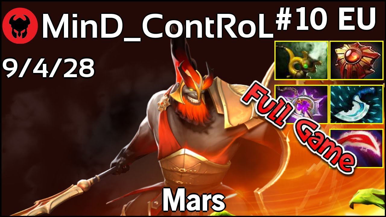 MinD_ContRoL [Liquid] plays Mars!!! Dota 2 Full Game 7.21