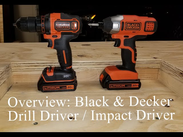 Black+Decker 20V Max Impact Driver BDCI20C Review