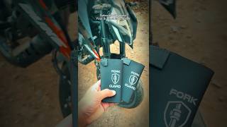 KTM Duke 250 🔥 Fork Guard 😱Upgrade 🏍️🔥 #automobile #gopro #ktm #djiaction4 #axor