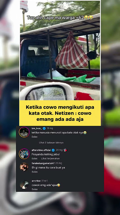 Ketika menuruti apa kata otak #viral #humor #lucu #funny