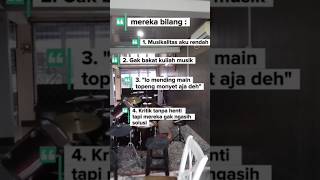 Ini pengalaman sebelum menjadi drum educator #drumcoach