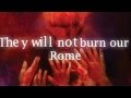 Cain's Offering - I Will Build You A Rome - Official Lyric Video