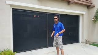 Lifestyle Garage Door Screen Demonstration and Info