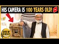 HIS CAMERA IS 100 YEARS OLD