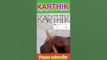 KARTHIK name create to brand logo ||comment your names|| brand logo || #yourtubeshort #shorts#short