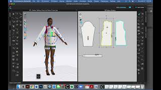 How to Clone and Simulate in CLO3D- Unfold patterns, create symmetric copy of patterns