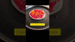 Carrot Beetroot Dosa|| క్యారెట్ బీటరూట్ దోస recipe|| Healthy breakfast recipe Dosa shorts viral