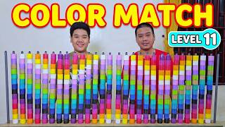 Family  Games | Color Matching Game | Relaxing and Challenging ASMR Puzzle Game ☆ level 11 screenshot 1
