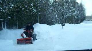 Case 222 snowcaster