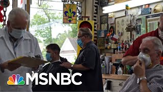 Dallas County Judge: Sustainable Recovery Means ‘Not Opening Too Soon’ | The Last Word | MSNBC screenshot 4