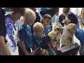 «Мы чемпионы!»: дети футболистов смотрят матч с ЦСКА