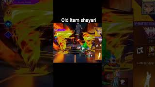 #olf item shayari #trending #freefire #viral
