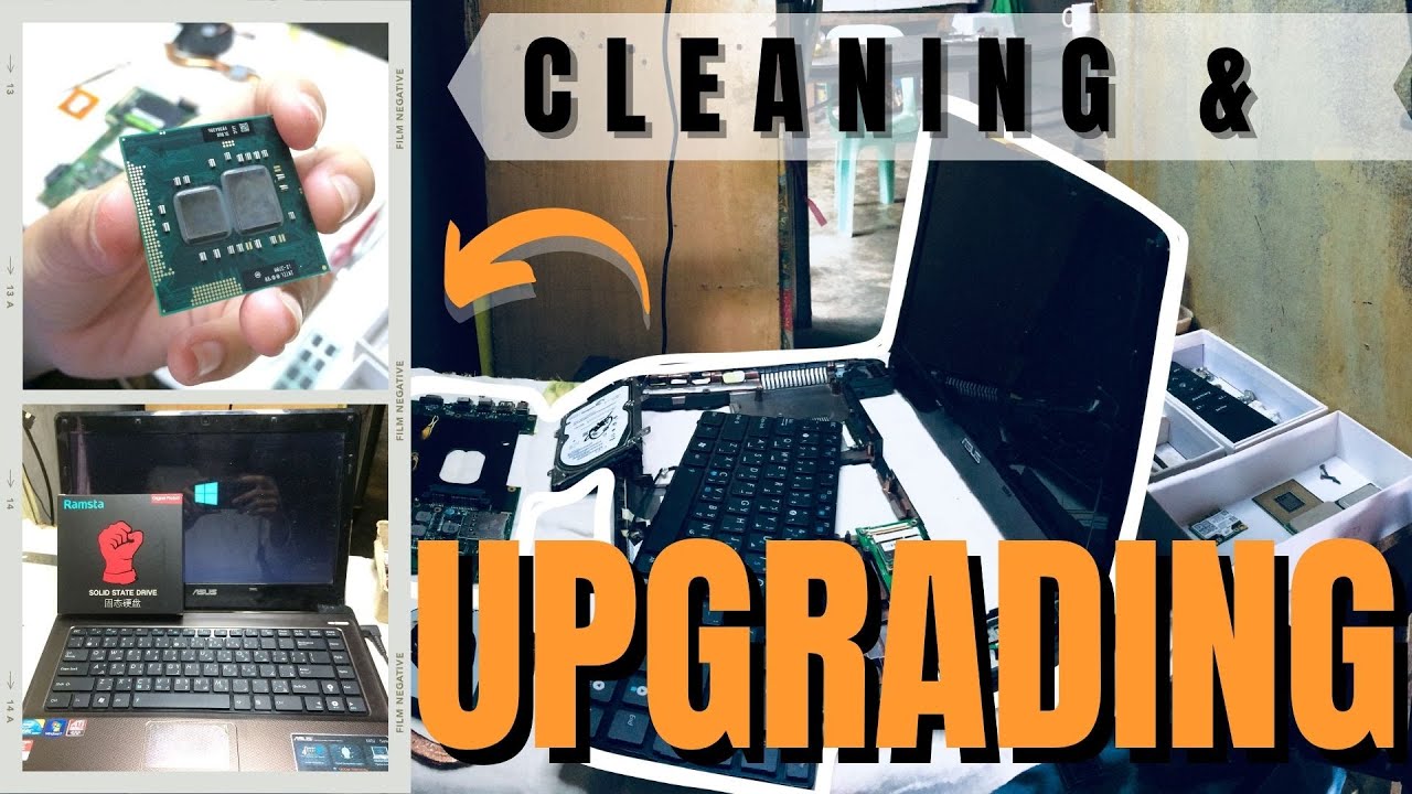 CLEANING AND UPGRADING LAPTOP Asus K42J Series YouTube