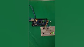 Arduino Mega 2560 R3 LED Chase with PlatformIO #shorts #arduino #iot #tech #led #electronics #techno