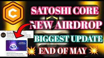 Satoshi Core App New Airdrop। CORE Btc Airdrop New Updates । CORE Coin New Update। Satoshi Core App।