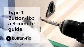 How to mount a panel using Button-fix Type 1