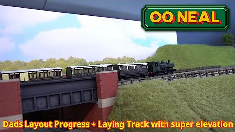 Laying Model Railway Track | Dads Layout Progress | Building Up A Model Railway S2 E15
