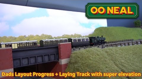 Laying Model Railway Track | Dads Layout Progress | Building Up A Model Railway S2 E15