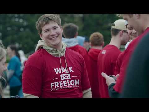 A cause, walked and filmed.