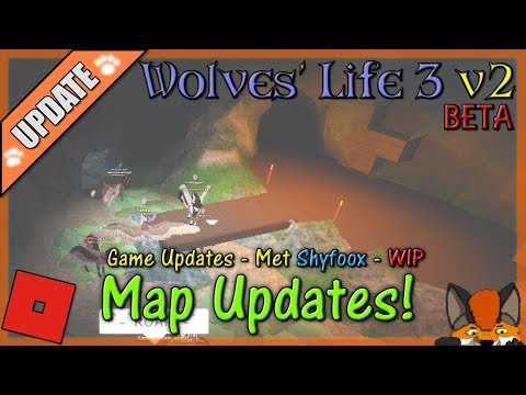 roblox wolves life 3 v2 beta new wolf model met