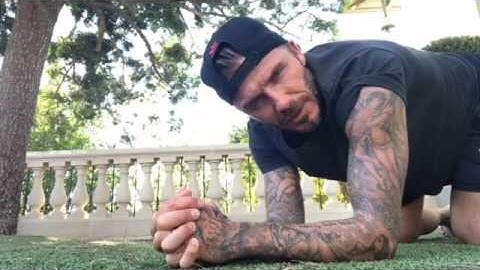David Beckham - 22 Push-Up Challenge