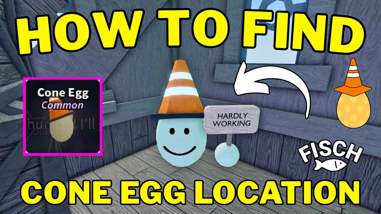 How To Find Cone Egg in Fisch | Cone Egg Location Fisch | Roblox