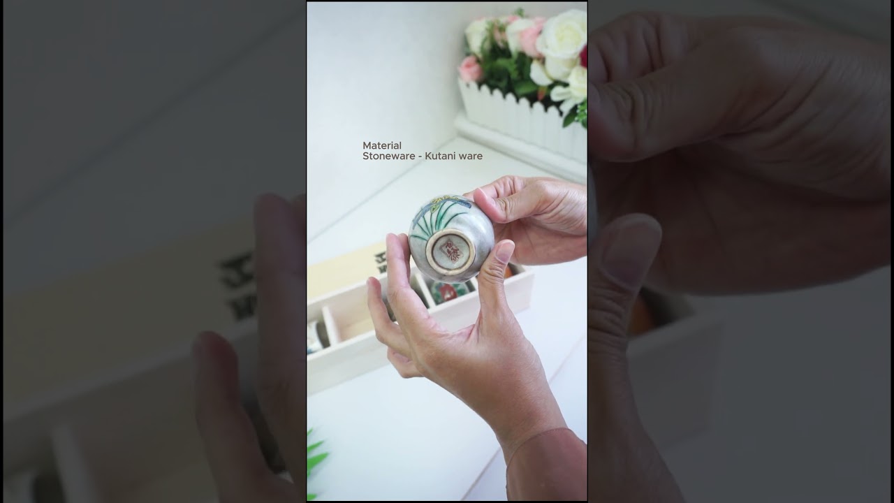 Sake cups set Five Handmade Ochoko