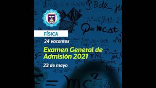 Física UNP | examen de admisión mayo 2021