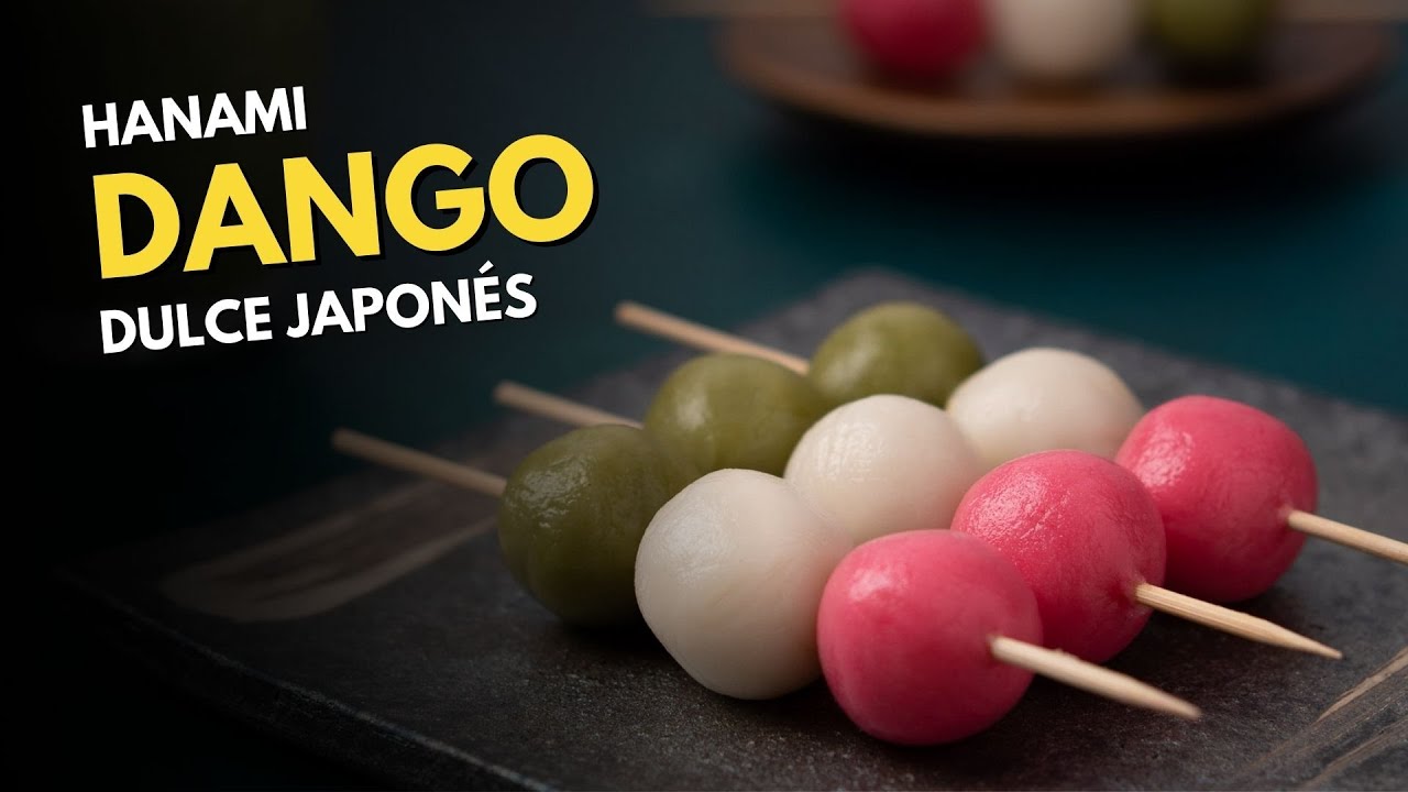 Receta Japonesa Hanami Dango el dulce japonés de Naruto YouTube