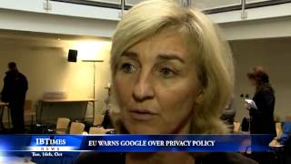 EU warns Google over privacy policy
