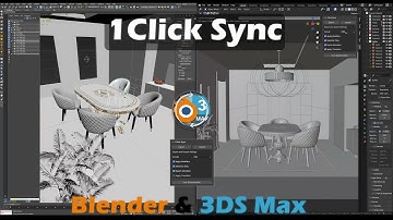1 Click Sync Overview - Blender 3dsmax Bridge