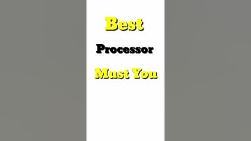 Best Processor For Laptop  || Utsav Dabhi || #shorts