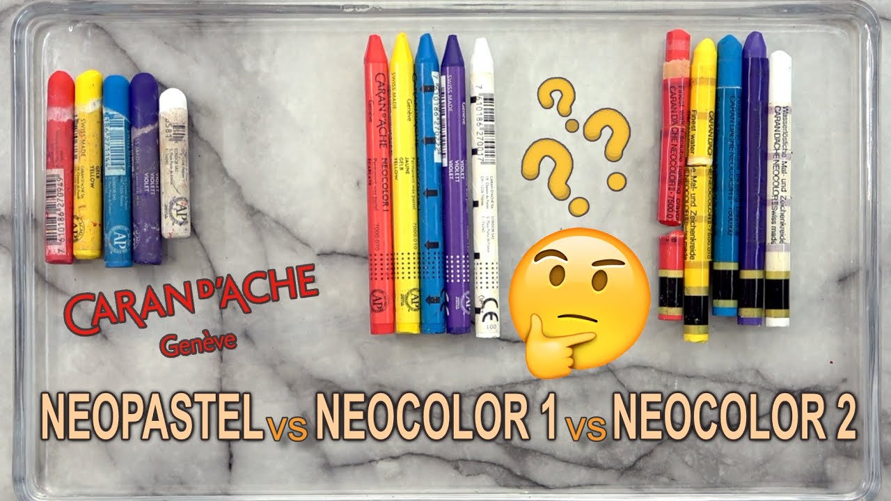 How To Use Caran D'ache NEOCOLOR ll Watercolour Pastels 