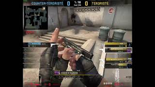 CS:GO - Glock-18 - Ace in first round on dust 2 :D #2 (3xHS)