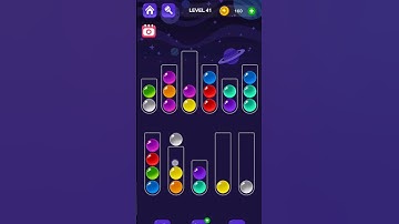 Ball Sort Master Game Level - 41 | Puzzle Games #entertainment #puzzle #games