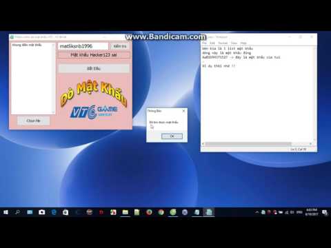 Tool tự động dò mật khẩu ( Password ) VTC-GAME hoàn toàn nhanh !! | Nhân