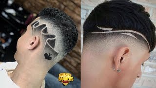 novo corte de cabelo masculino colorido