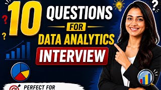 Top 10 Data Analytics Interview Questions for Freshers 🔥 Profile