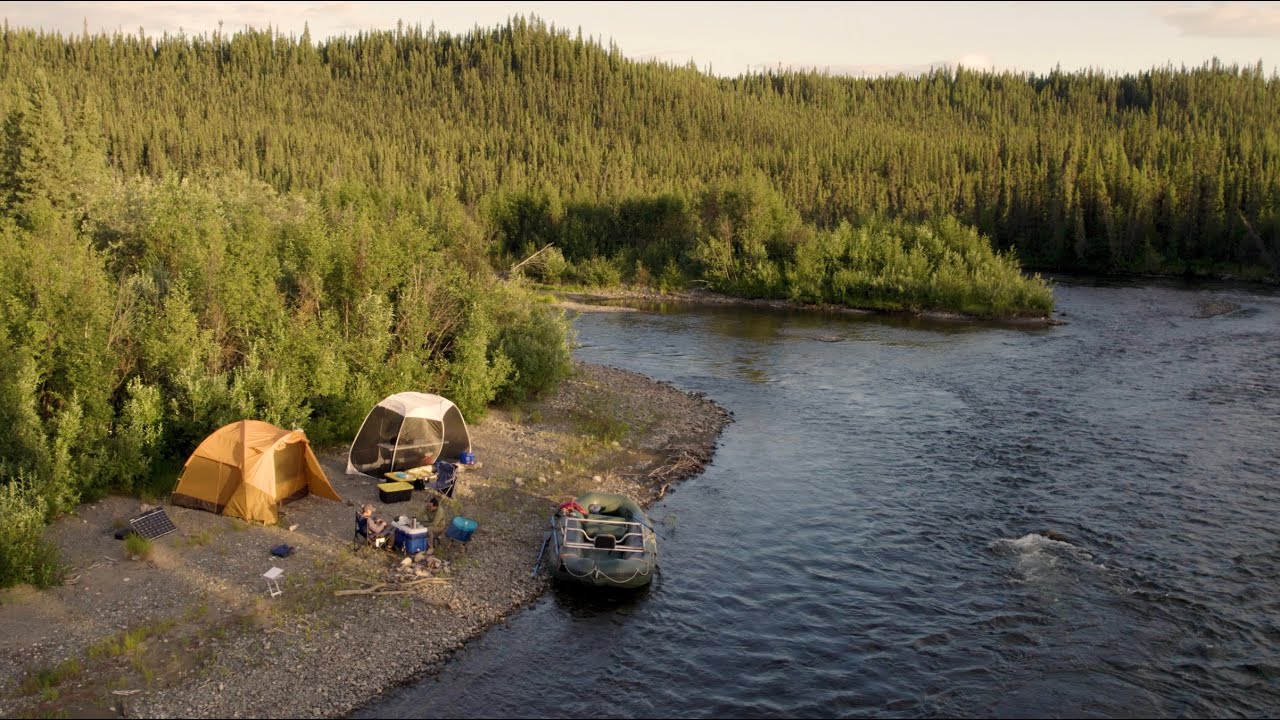 5 Days Camping along Gulkana River, Alaska | Catch & Cook | with 