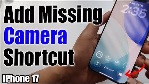 Voeg ontbrekende camerasnelkoppeling toe aan vergrendelscherm iPhone 17 (stap-voor-stap handleidi...